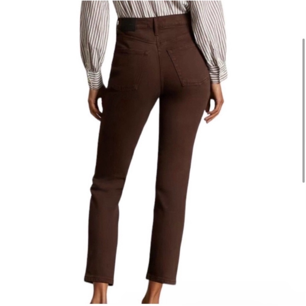 Everlane The Original Cheeky CROP Jean Organic Cotton Brown 27 - Picture 2 of 8